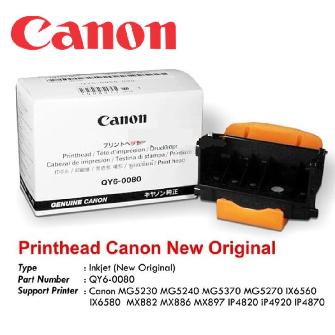 Canon QY6-0080 Print Head for Canon Printer IX6560, IX5680, IP4870