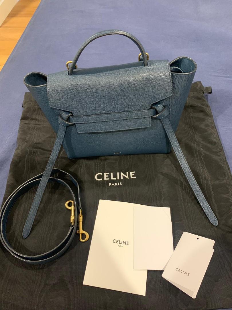 Celine belt sales bag abyss blue