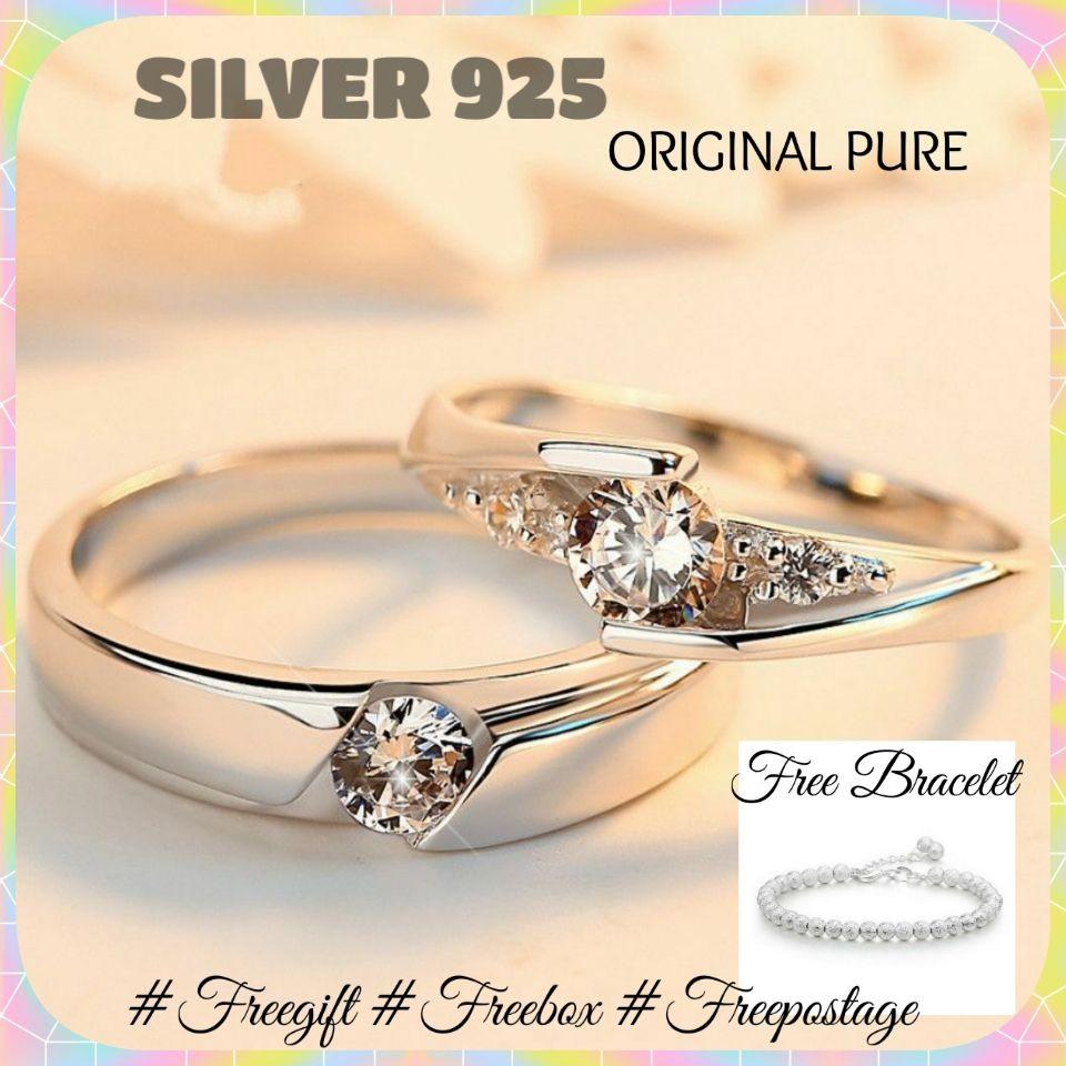 Cincin silver 925 new arrivals couple
