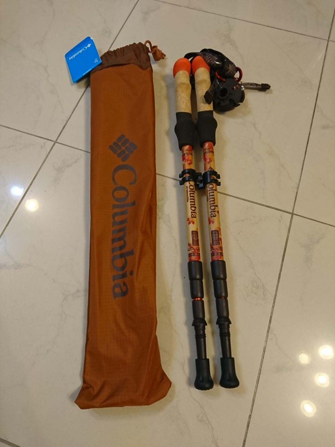 全新columbia 韓版行山杖 運動產品 其他運動產品 Carousell