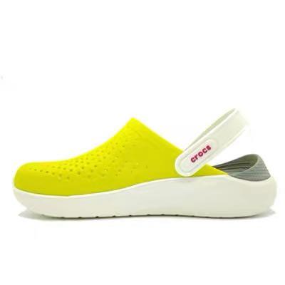 yellow crocs in store