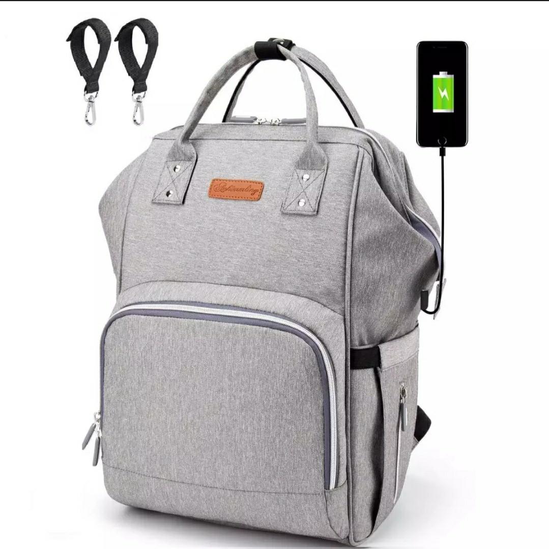 diaper bag with phone charger