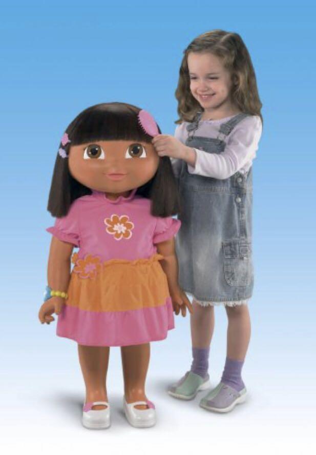 Giant dora shop the explorer doll