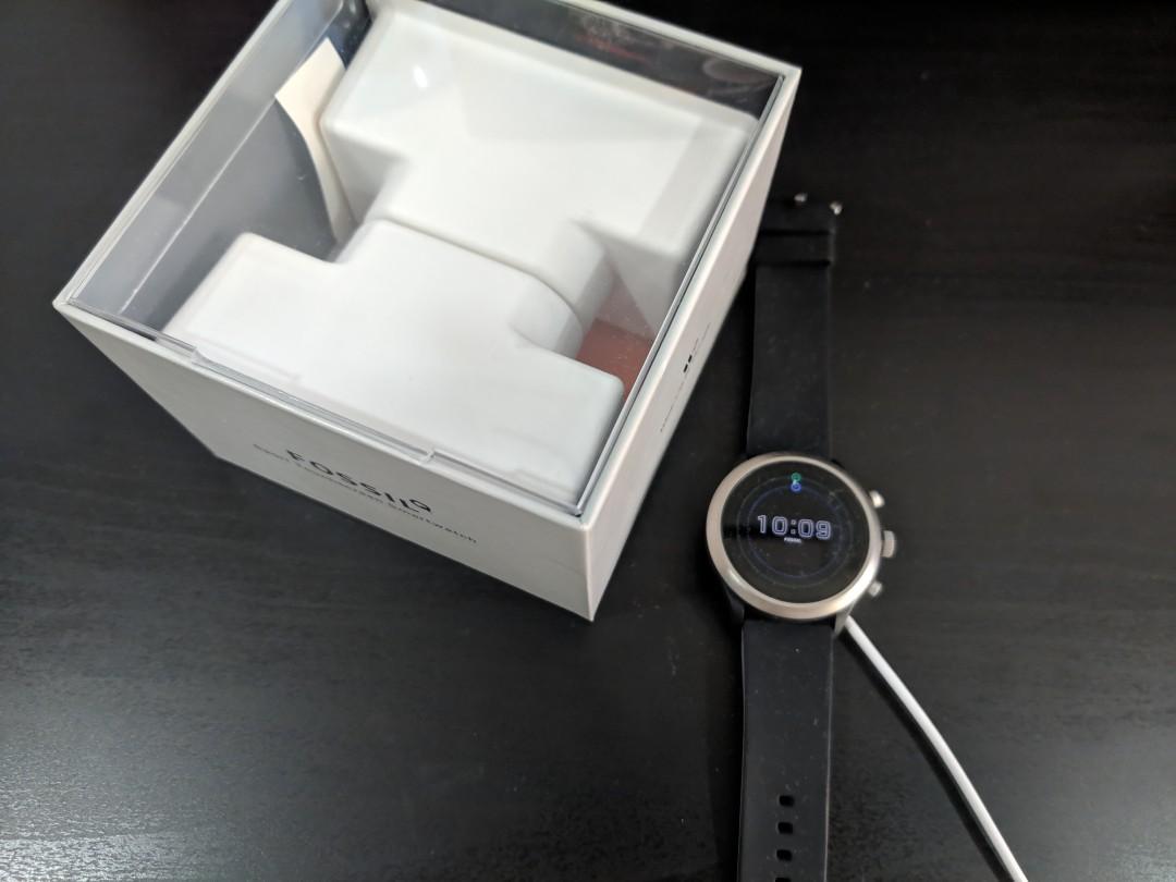 Fossil wear os smartwatch FTW4019 black Men s Fashion Watches