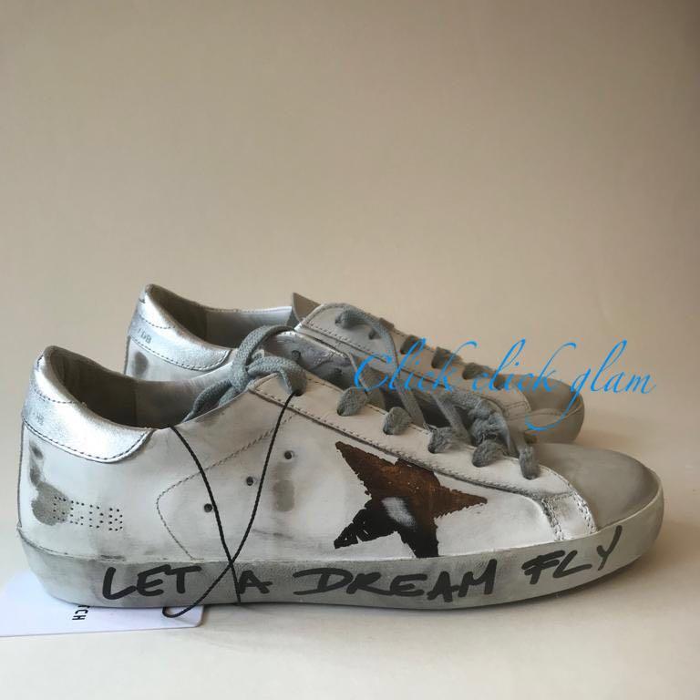 Golden goose deluxe brand ggdb sneakers let the dream fly 39