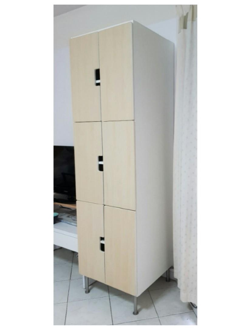 Ikea High Cabinet Combined Series Furniture Shelves Drawers On Carousell