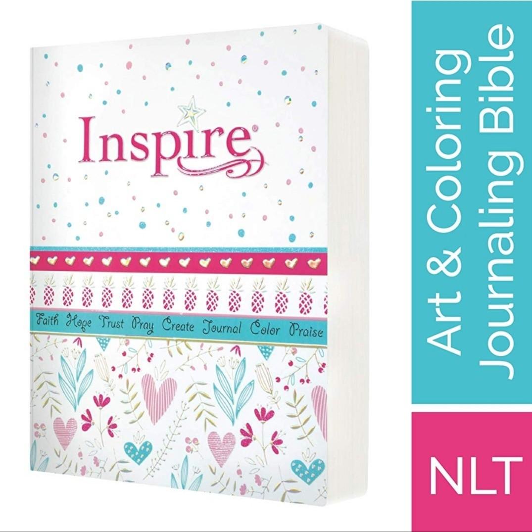 Bn Inspire Bible For Girls Nlt The Bible For Coloring Creative