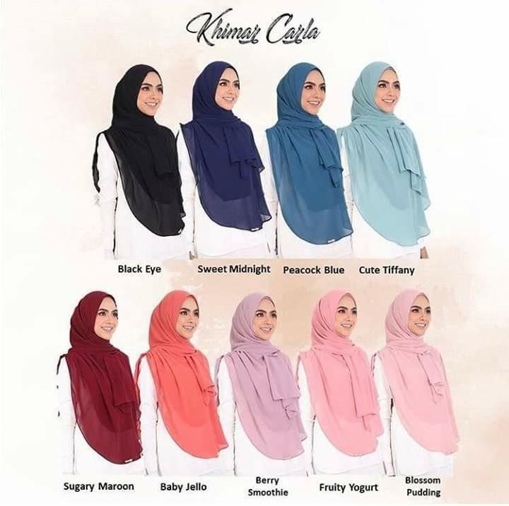 Khimar Le Carla Po Women S Fashion Muslimah Fashion On Carousell