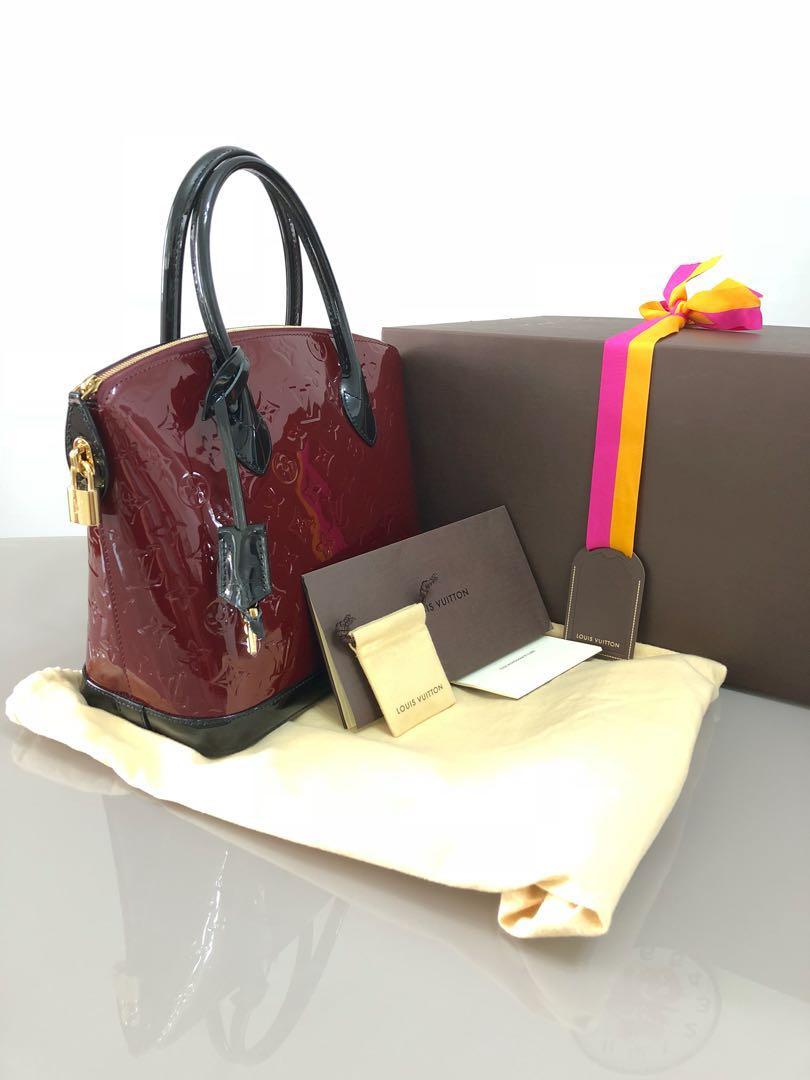 Louis Vuitton Lockit PM in Griotte Taurillon - SOLD