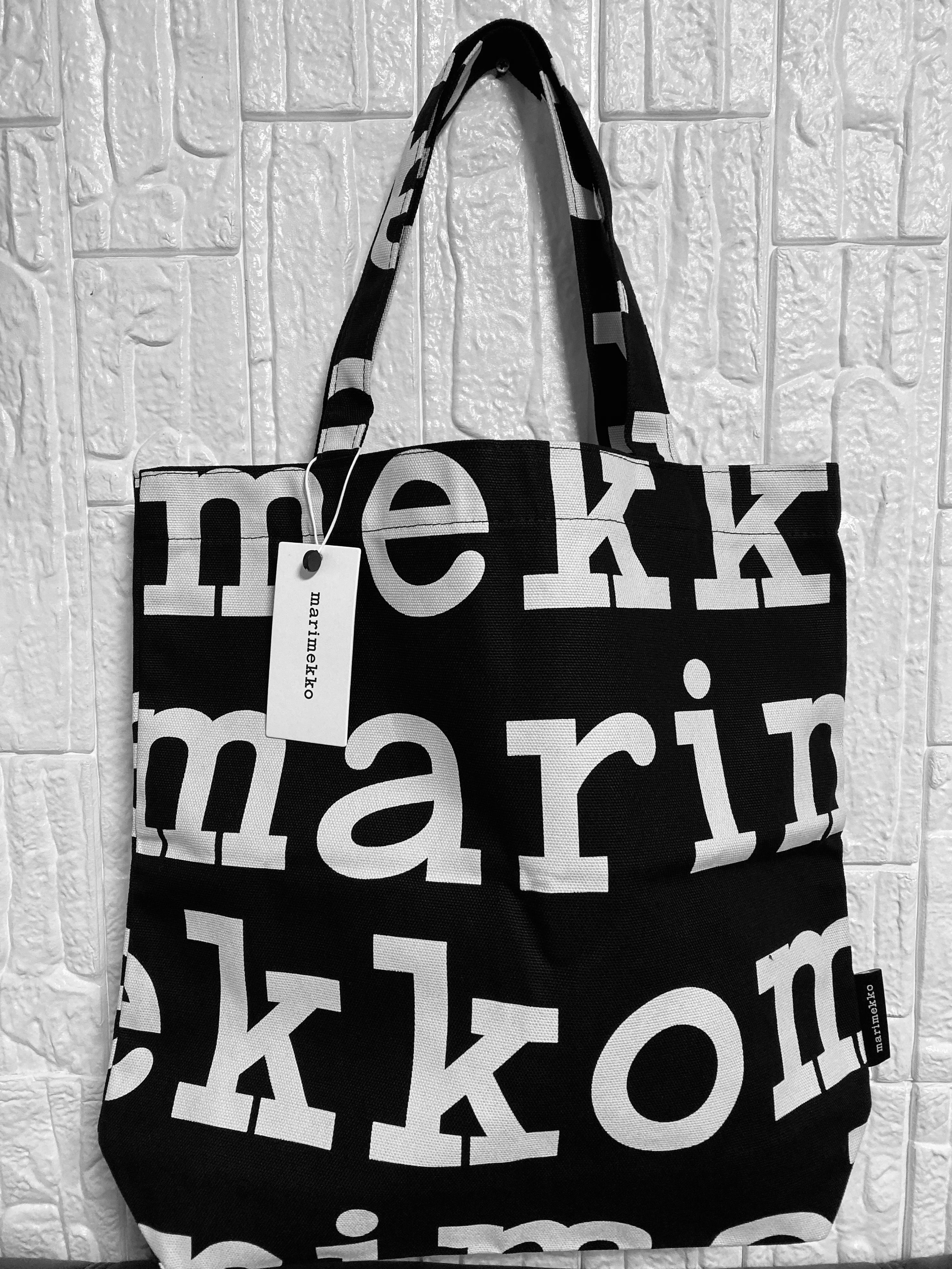 Marimekko Notko Logo Bag, 女裝, 手袋及銀包, Tote Bags - Carousell
