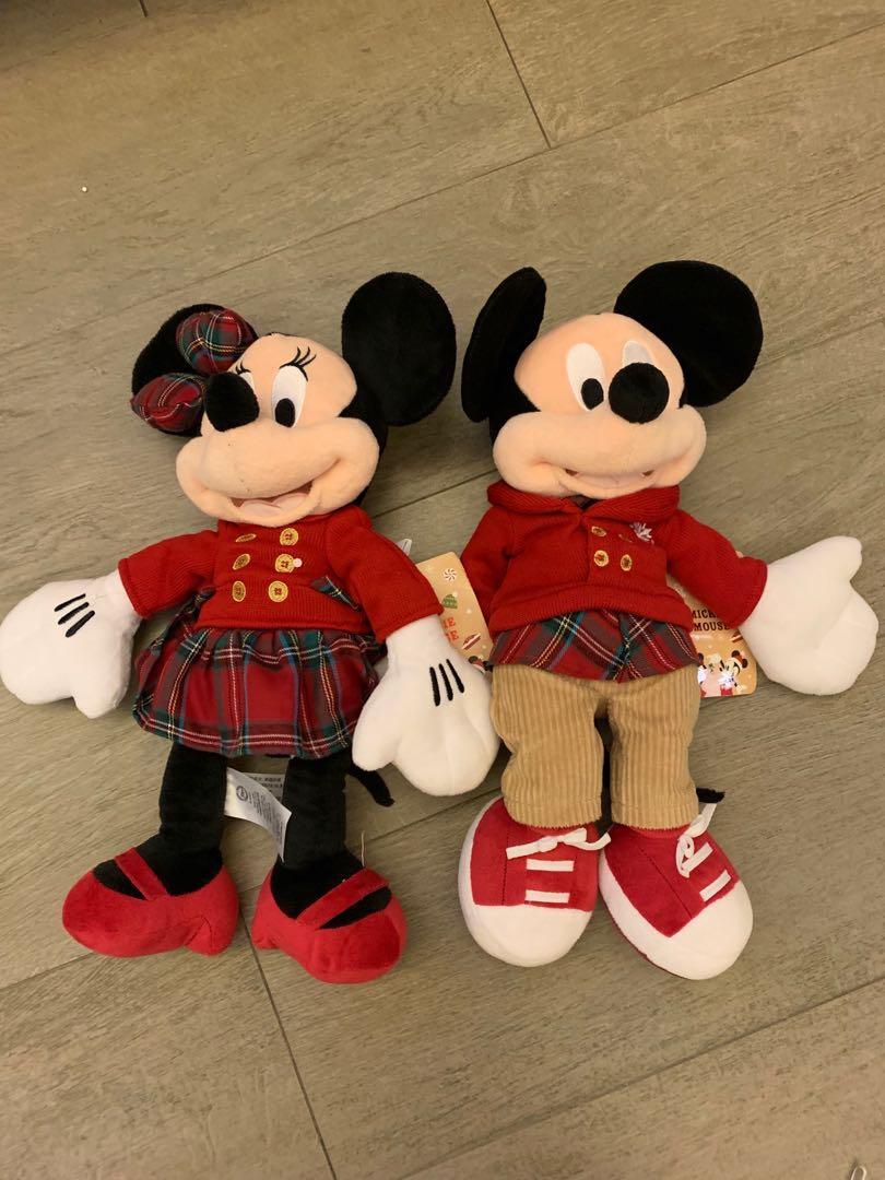 mickey and minnie soft toys