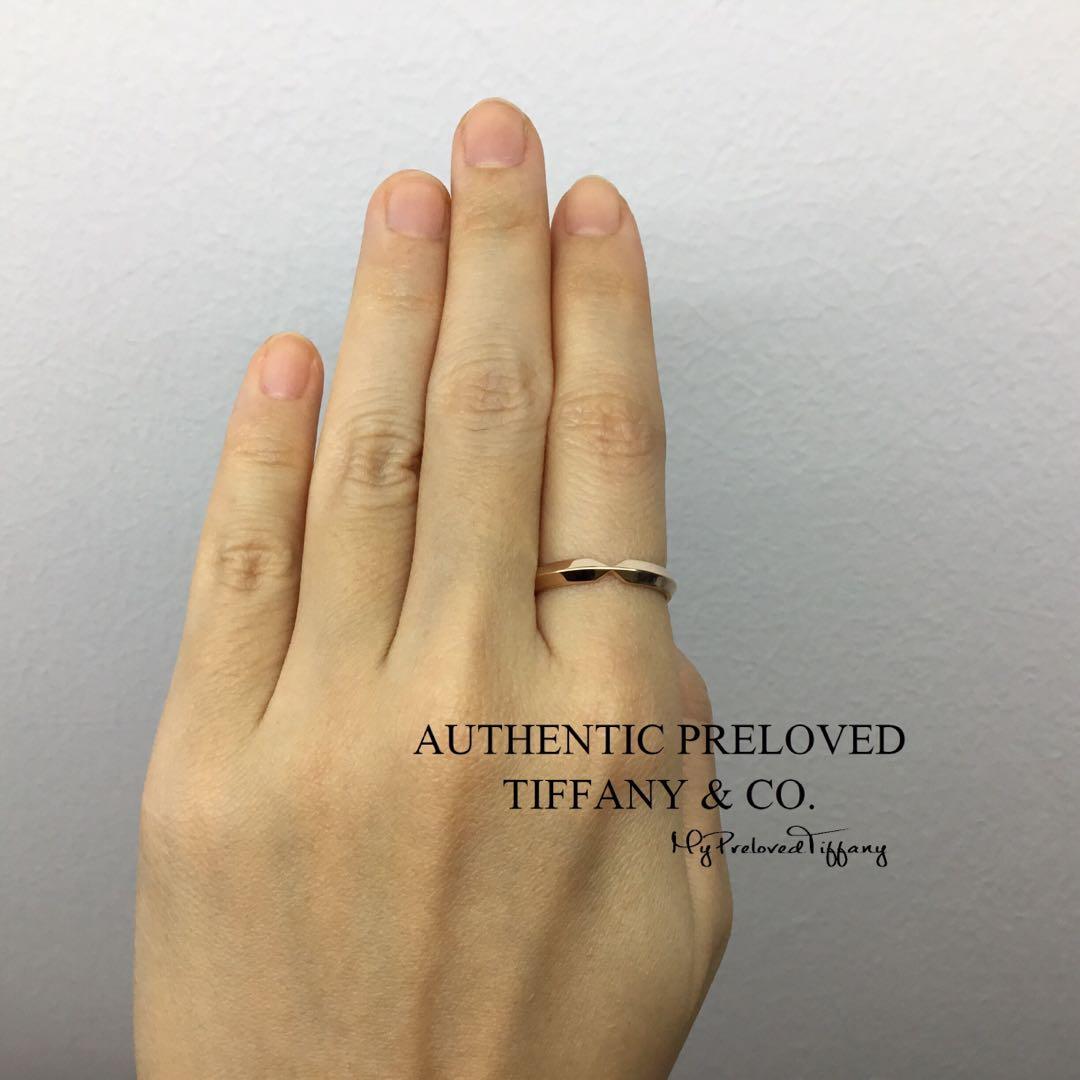 Tiffany nesting narrow sales band ring