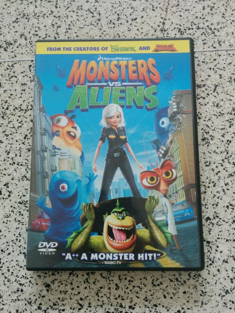 Monsters Vs Aliens Dvd Movie J Music Media Cds Dvds Other Media On Carousell