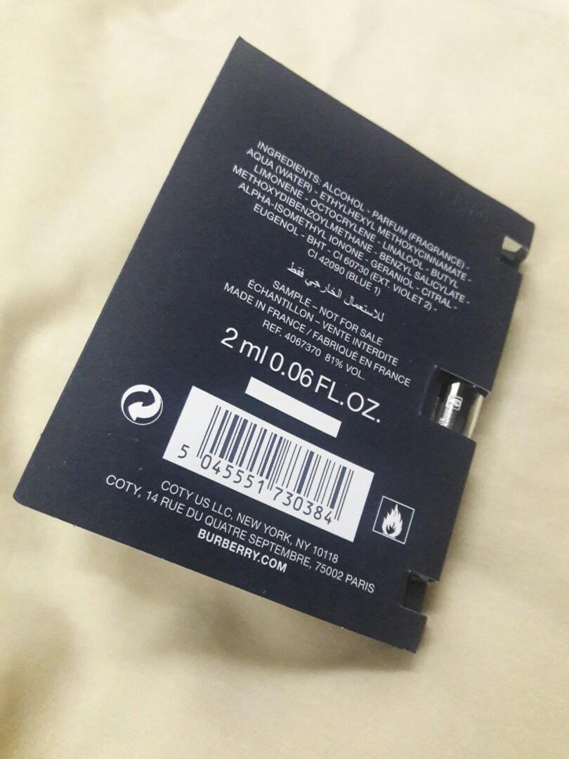 mr burberry indigo basenotes