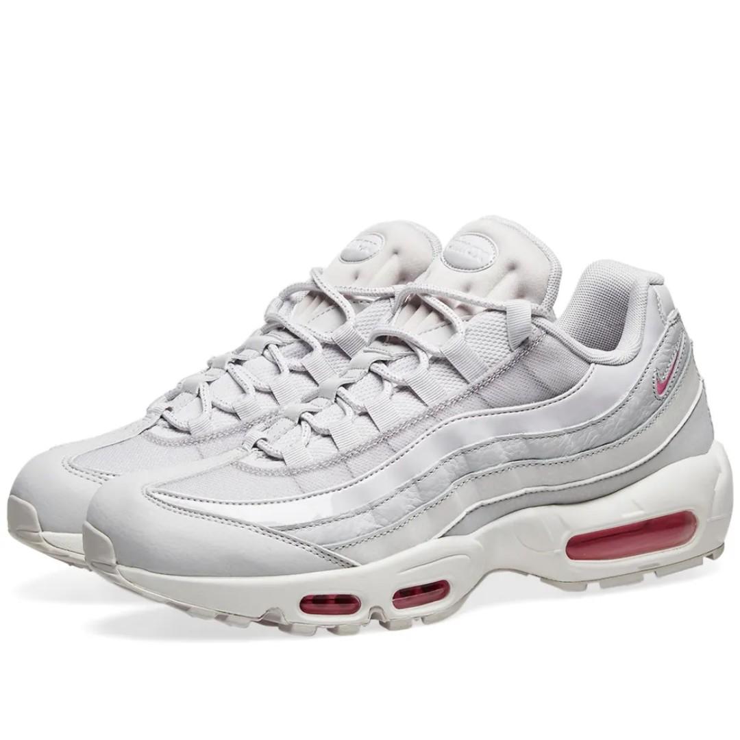 Nike Air Max 95 Se W Grey Psychic Pink White Everything Else On Carousell