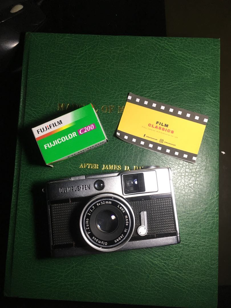 Olympus Pen EED Half frame film camera, Photography, Cameras on Carousell