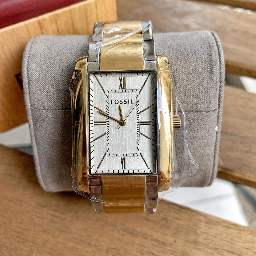 Fossil rectangular men's discount watch
