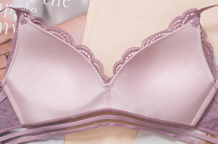 Women Pink & Grey Trendy Comfortable Padded Bra, Size: 32B & 34B at Rs  145/piece in Ghaziabad