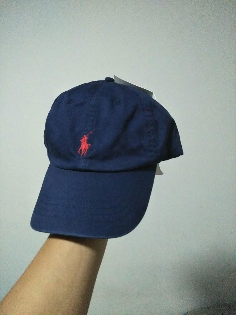 dark blue ralph lauren cap