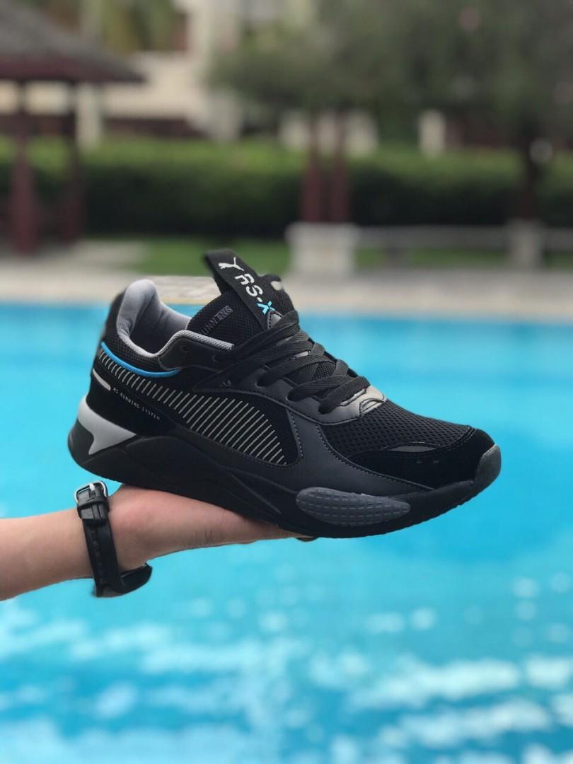 Puma rsx on sale all black