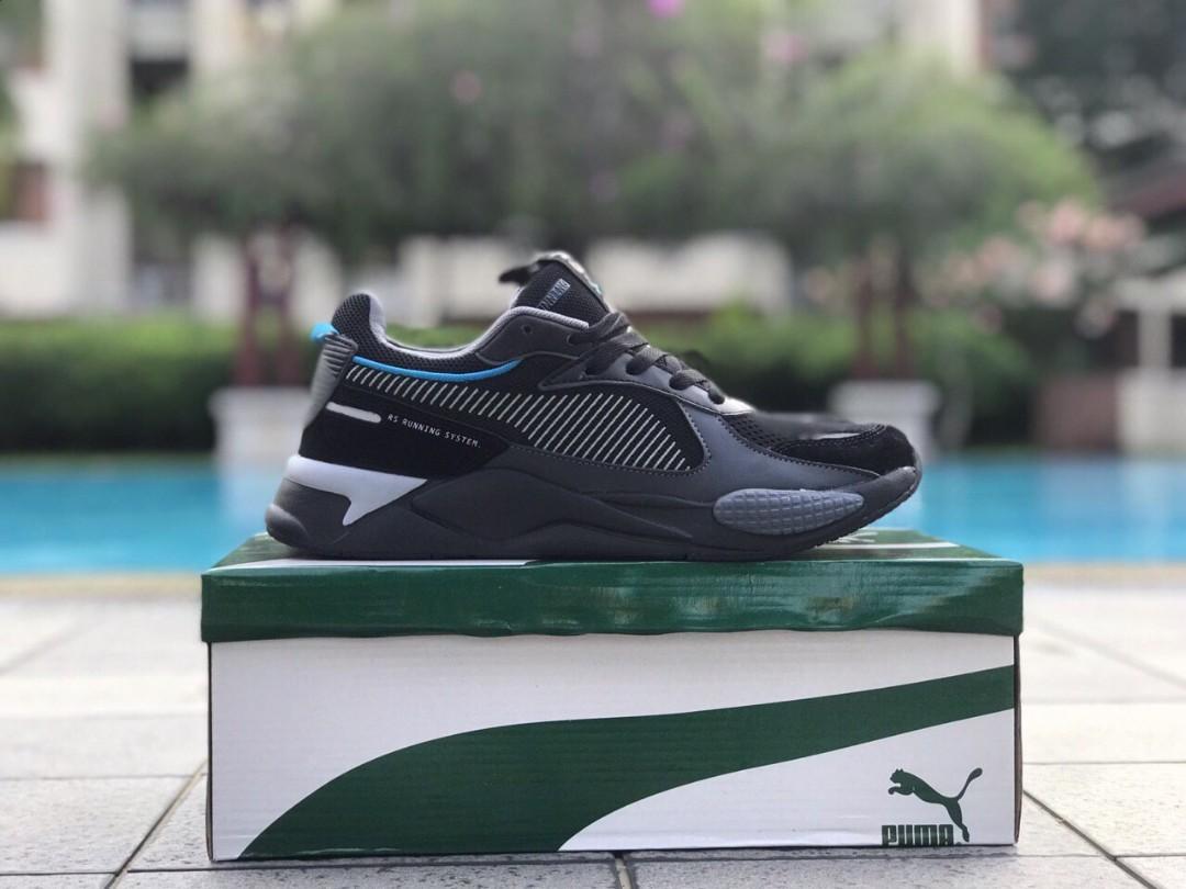 Puma rs x shop black and blue