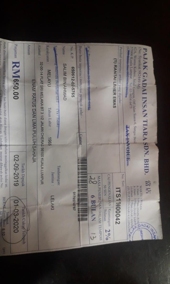 Rantai Emas 916 Women S Fashion Jewellery On Carousell