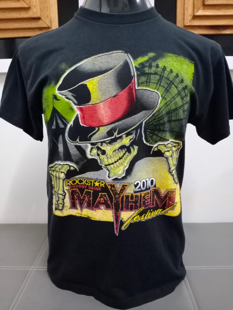 Rockstar Energy Drink Mayhem X Festival 2010 X Band Tees Men S