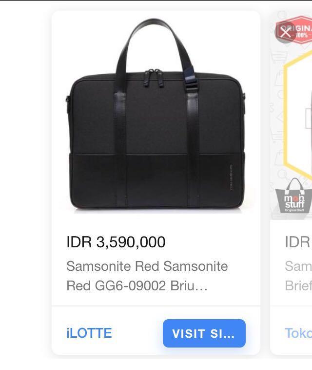 Samsonite red briu hot sale briefcase