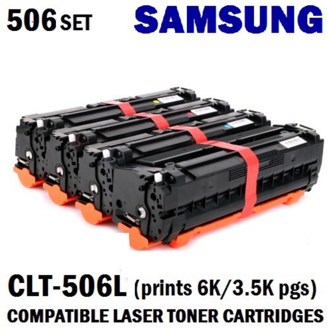 Samsung Clt K506l C506l M506l Y506l Bycm Set Of Toner Cartridges 6k 3 5k Electronics Computer Parts Accessories On Carousell