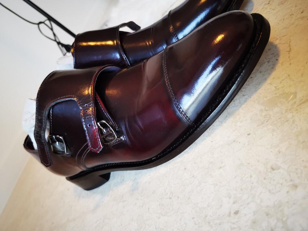 Samuel Windsor Double Monkstrap Oxblood 