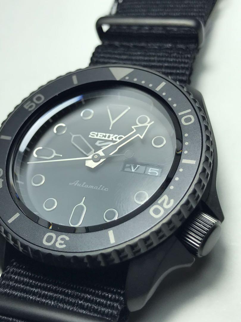 Seiko 5 Srpd79k1 Automatic Stealth Black Winiphone11pro Luxury Watches On Carousell
