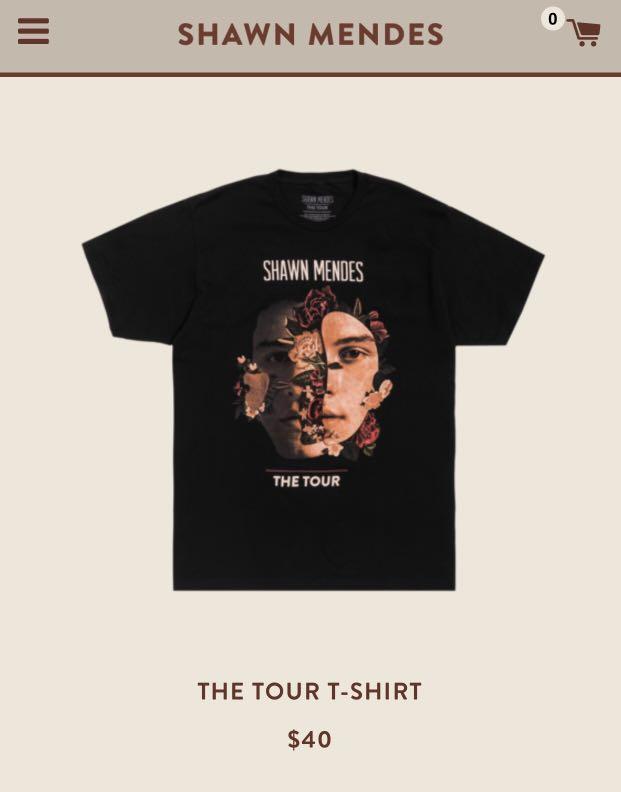 Shawn Mendes Merch Men S Fashion Clothes Tops On Carousell