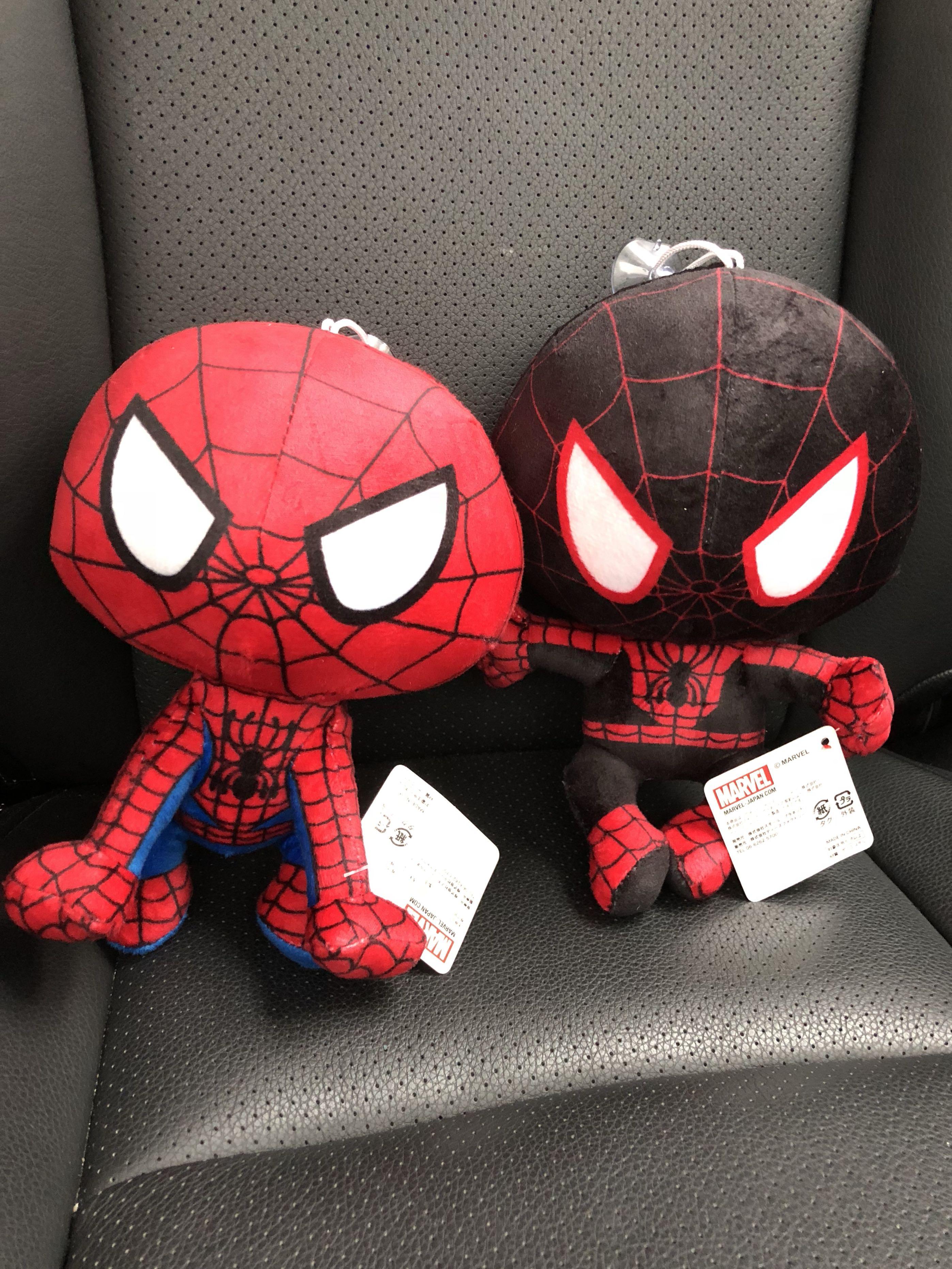 Spiderman Red And Black Plush Stuff Toy Set Of 2 Toys Games Stuffed Toys On Carousell