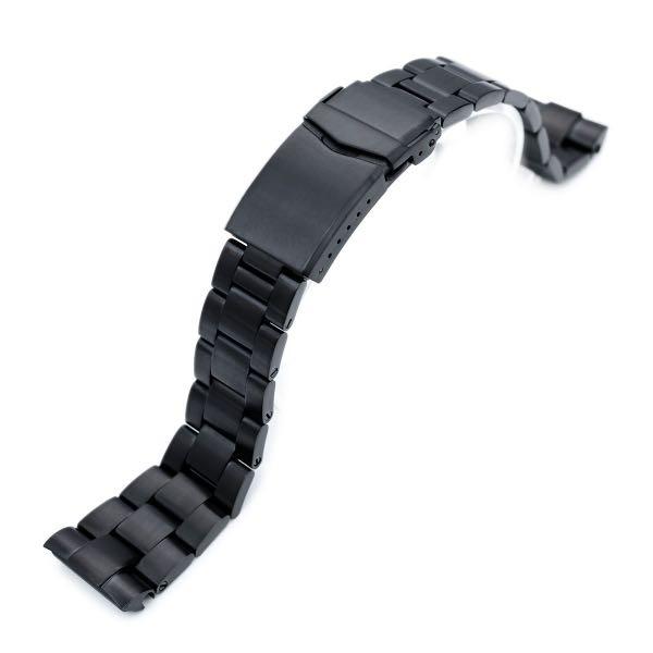 STRAPCODE SS221820BBK047 22mm Super 3D Oyster STRAPCODE