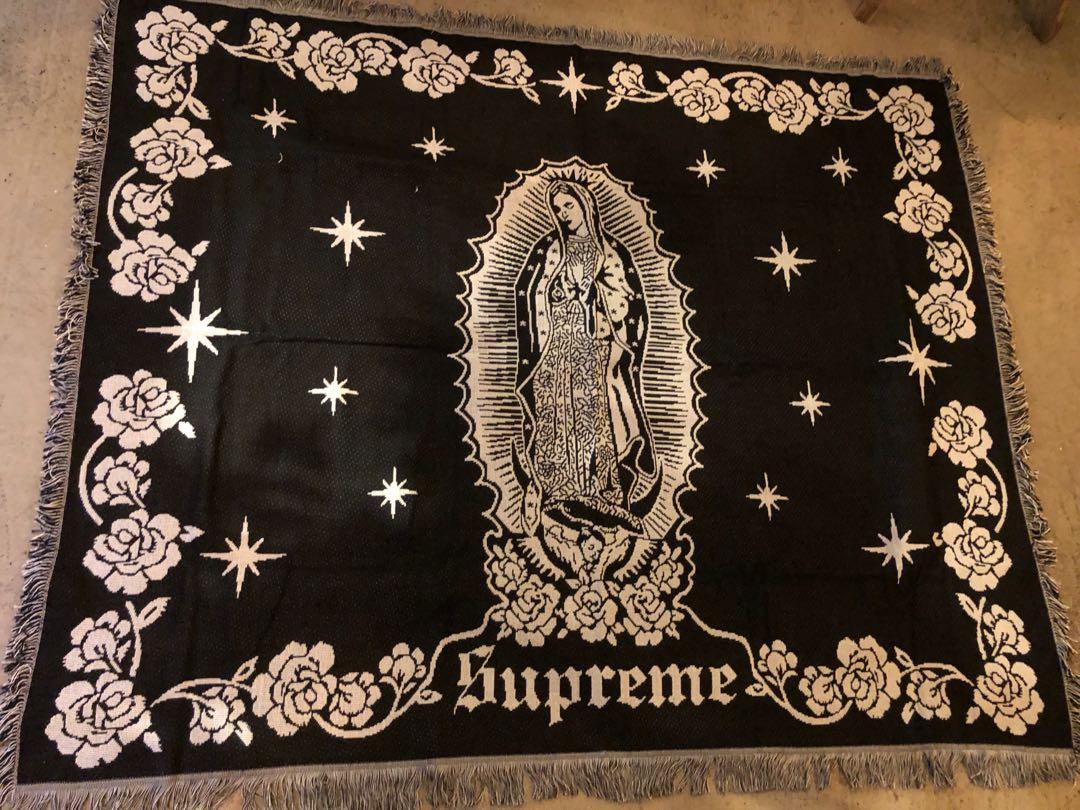 未使用品　Supreme Virgin Mary Blanket 18 AW Supreme Virgin Mary Blanket,American throw blankets