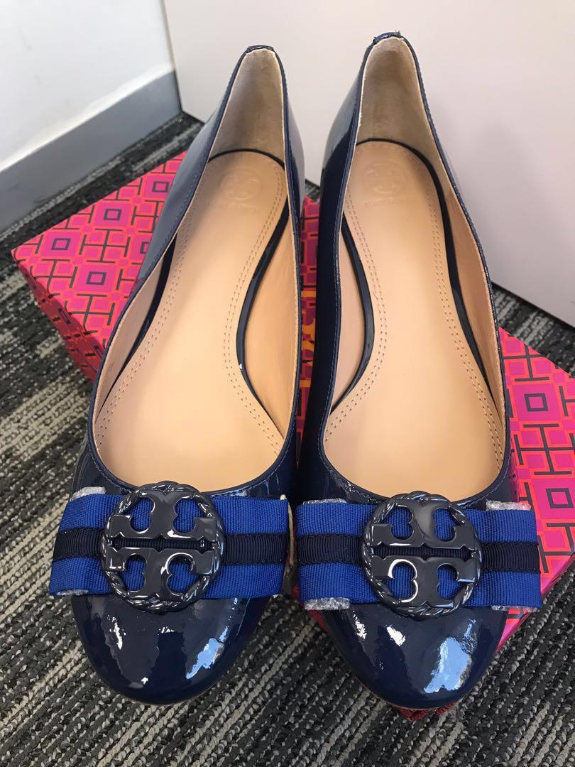 Tory burch maritime cheap ankle wrap ballet flat