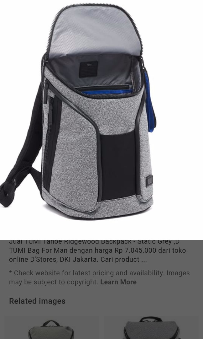 Tumi ridgewood backpack review top
