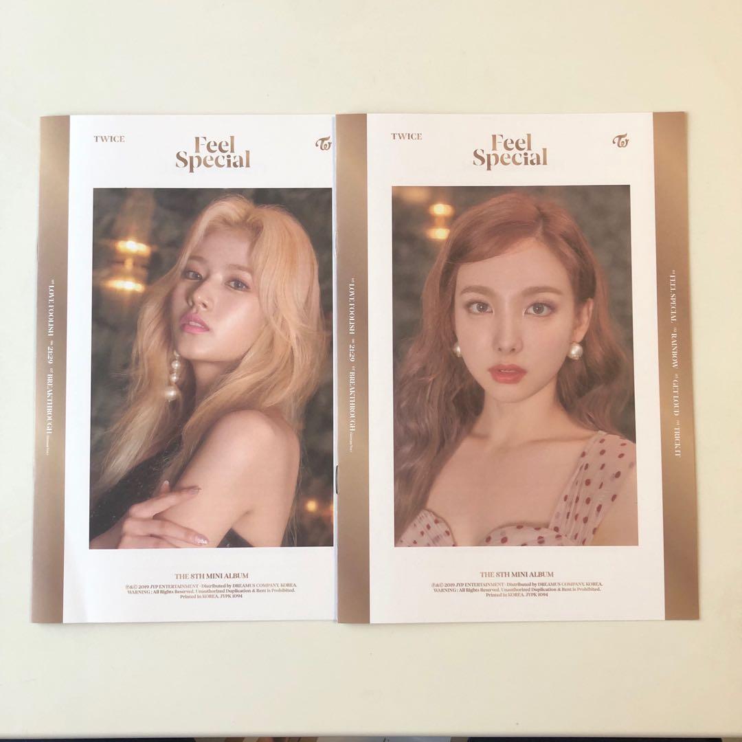 Twice Feel Special 專輯lyrics Paper 歌詞簿 韓流 Carousell