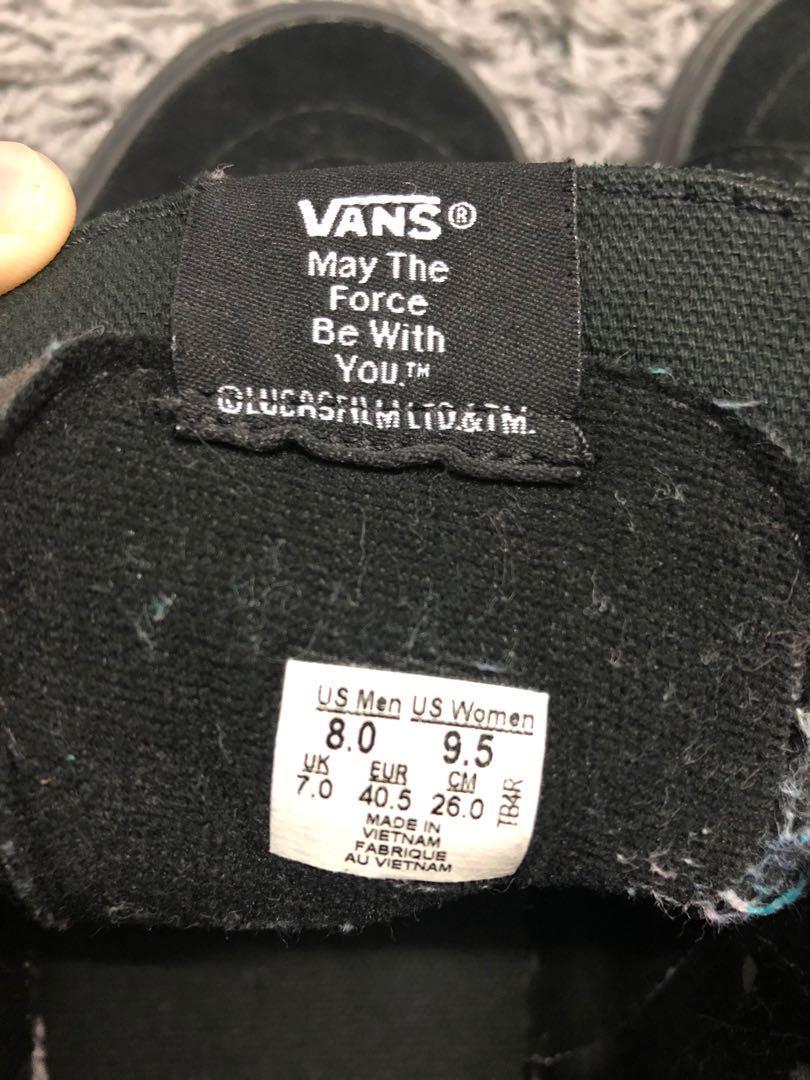 Mens star wars vans store uk