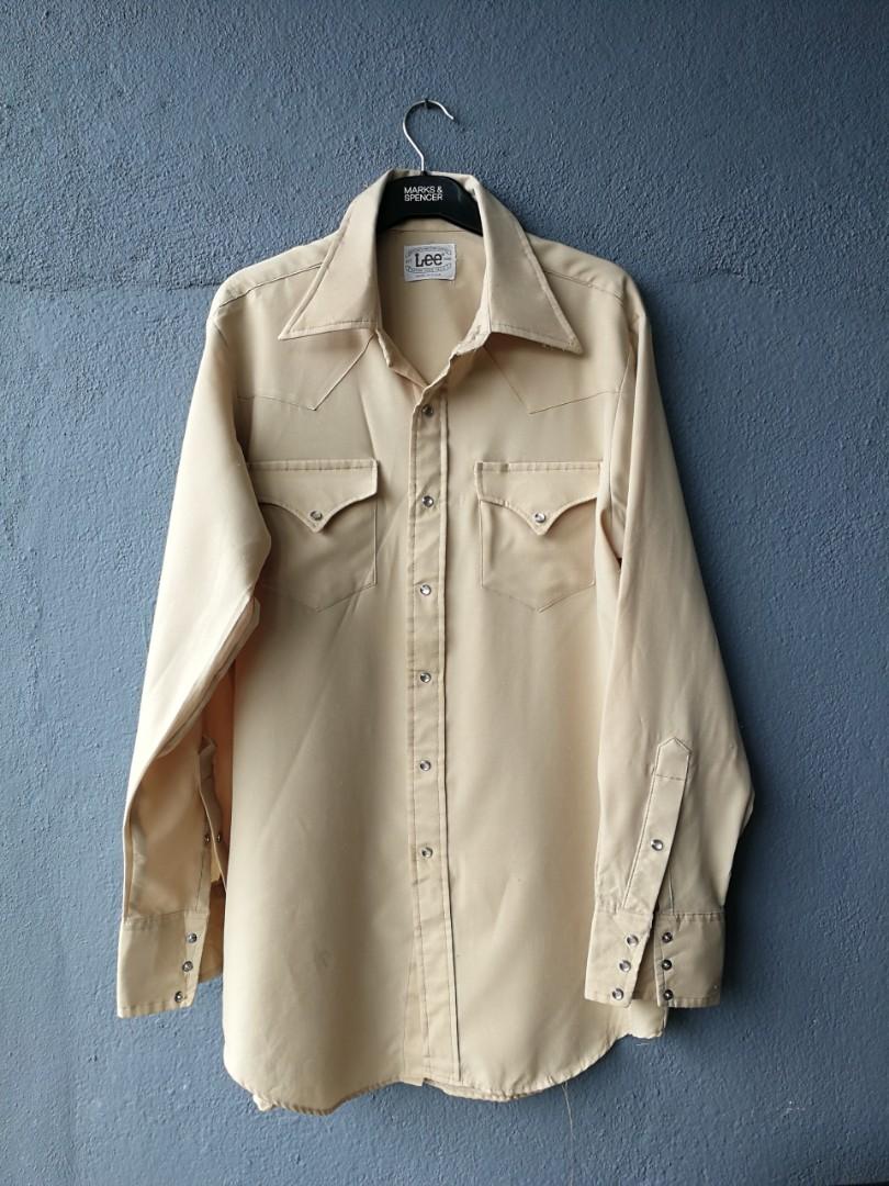 Vintage 70' Lee Western shirt, Men's 