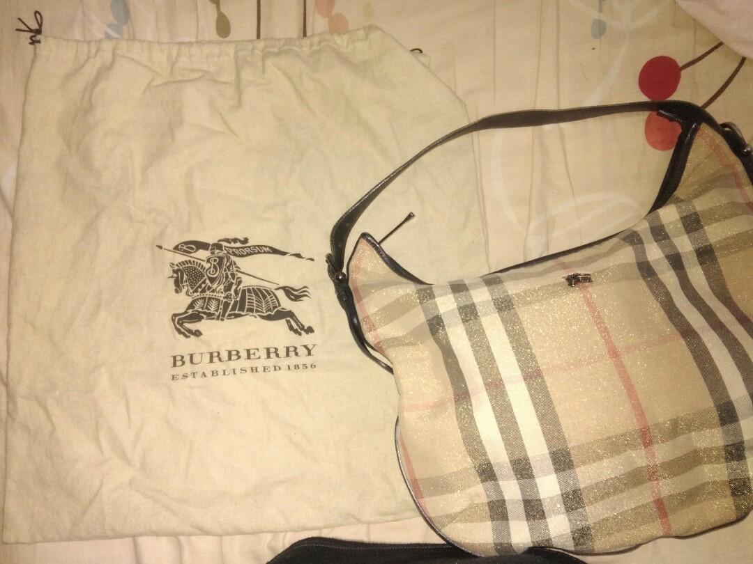 vintage burberry shoulder bag