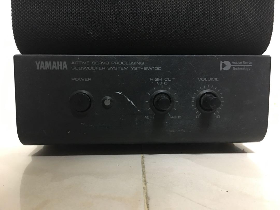 yamaha subwoofer sw100