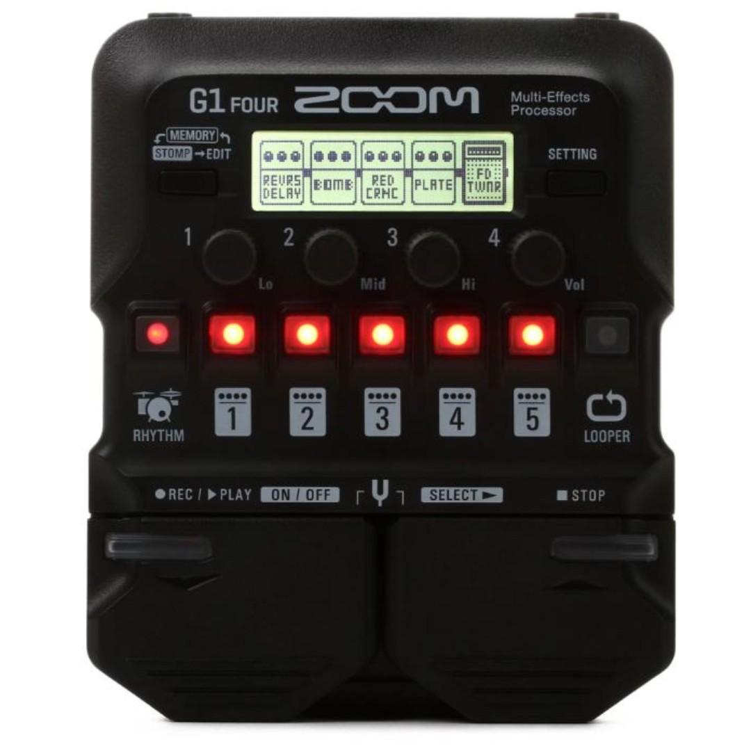 Zoom Electric Guitar Multi Effect (G1 FOUR), Hobbies & Toys, Music