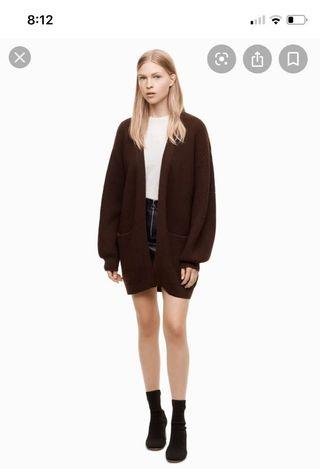 Aritzia Wilfred free rourke cardigan