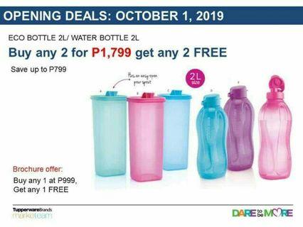 Buy2get 2 2L Ecobottle or  2L Water Bottles