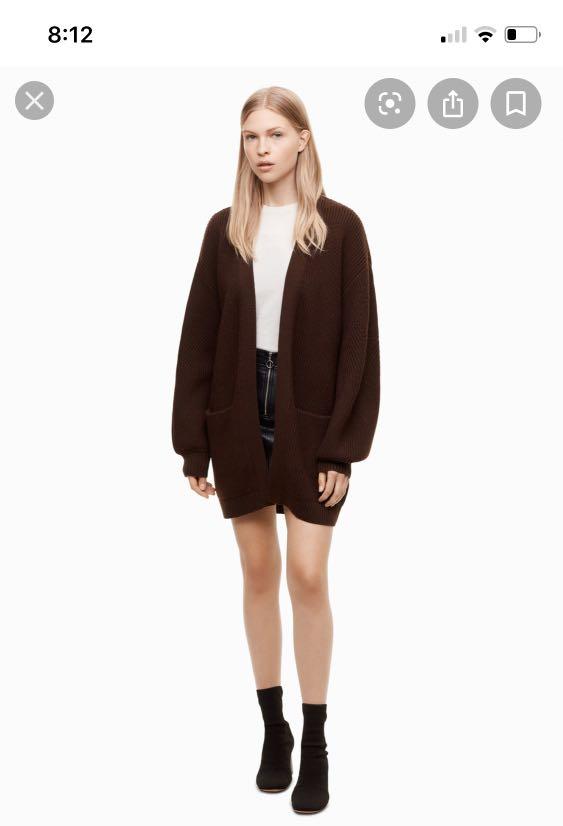 Aritzia sales rourke cardigan