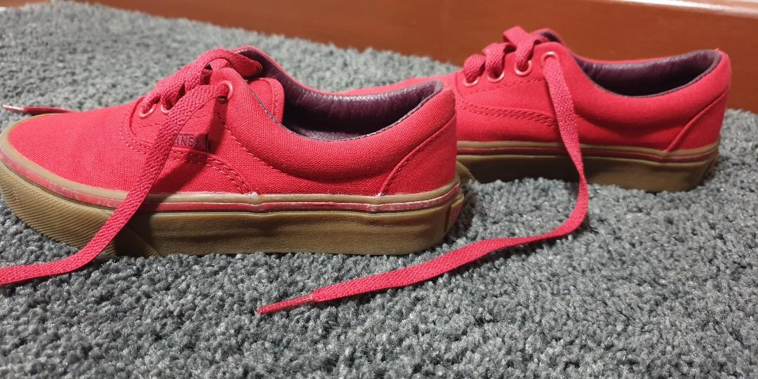 Authentic Red Vans Shoes, Babies \u0026 Kids 