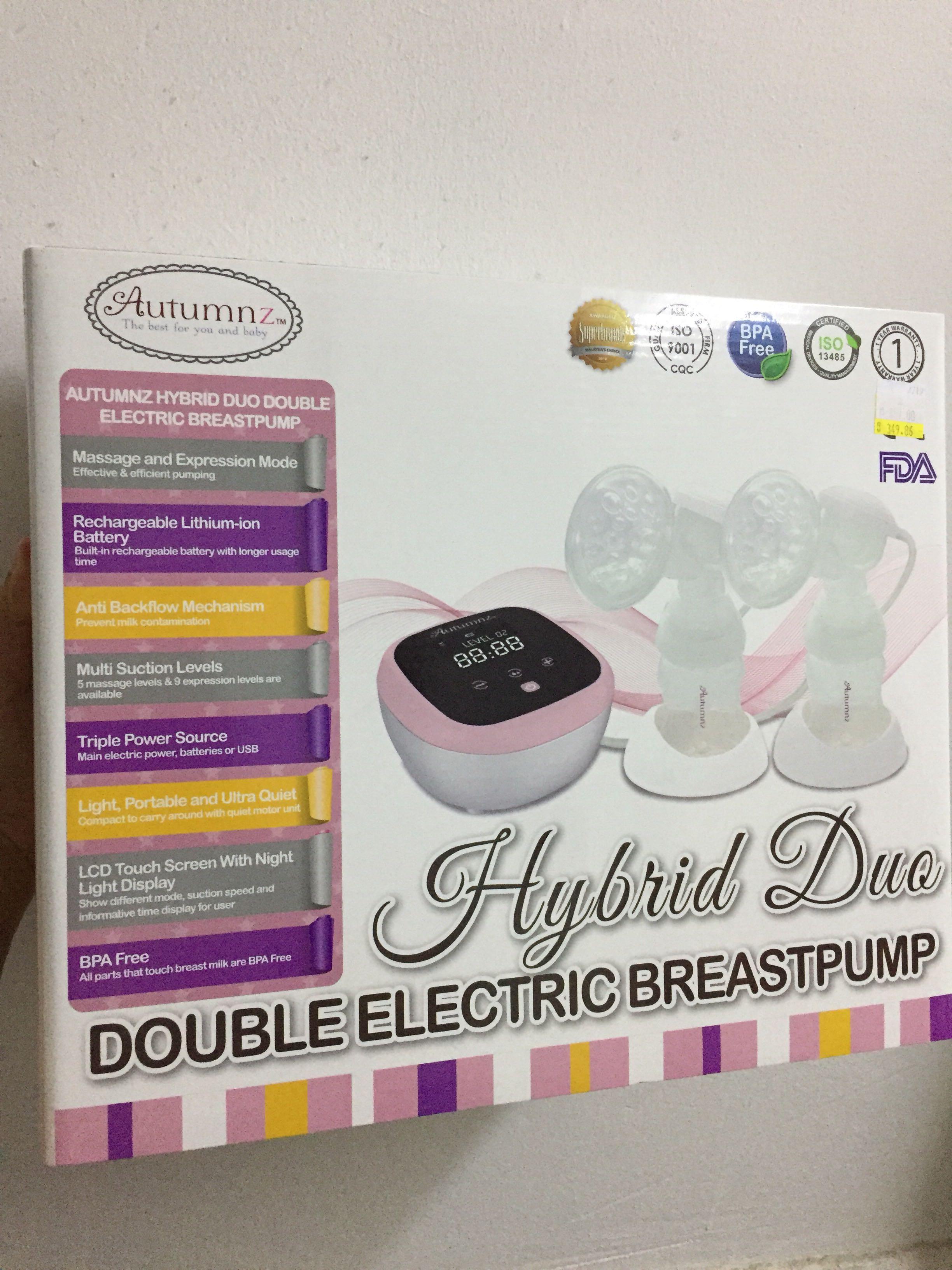 Autumnz Hybrid Duo Electric Double Breast Pump Babies Kids Nursing Feeding On Carousell