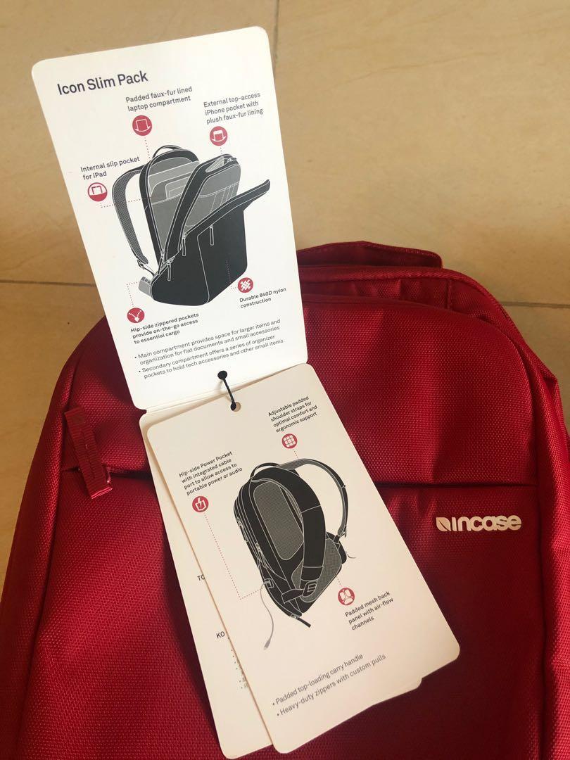 Backpack （分類：背囊）位於 Hong Kong。 由 yuenwai 提交（商品編號 253521948，圖片 3）。簡介： 全新 正品 公司大清貨 原價 $1299 log-on 有售 小量 紅色 背包 超實用 多間格 fit for 15‘’ mac book New #incase #backpack #addidas #nike #supreme #macbook。
