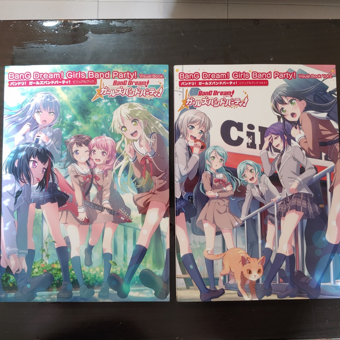 Bang Dream Girls Band Party Visual Book Vol 1 2 Books Stationery Comics Manga On Carousell